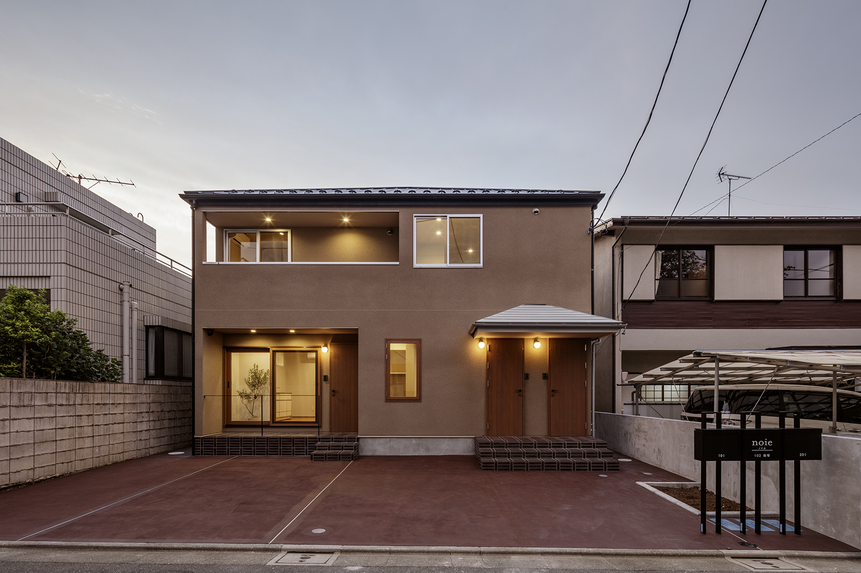 戸建て感覚のある賃貸共生住宅
